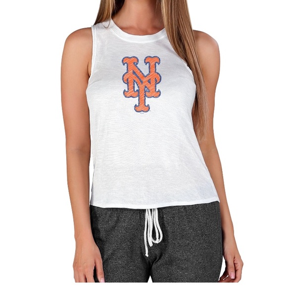 New York Mets Gable knit tank size large by concepts sport - Picture 1 of 6